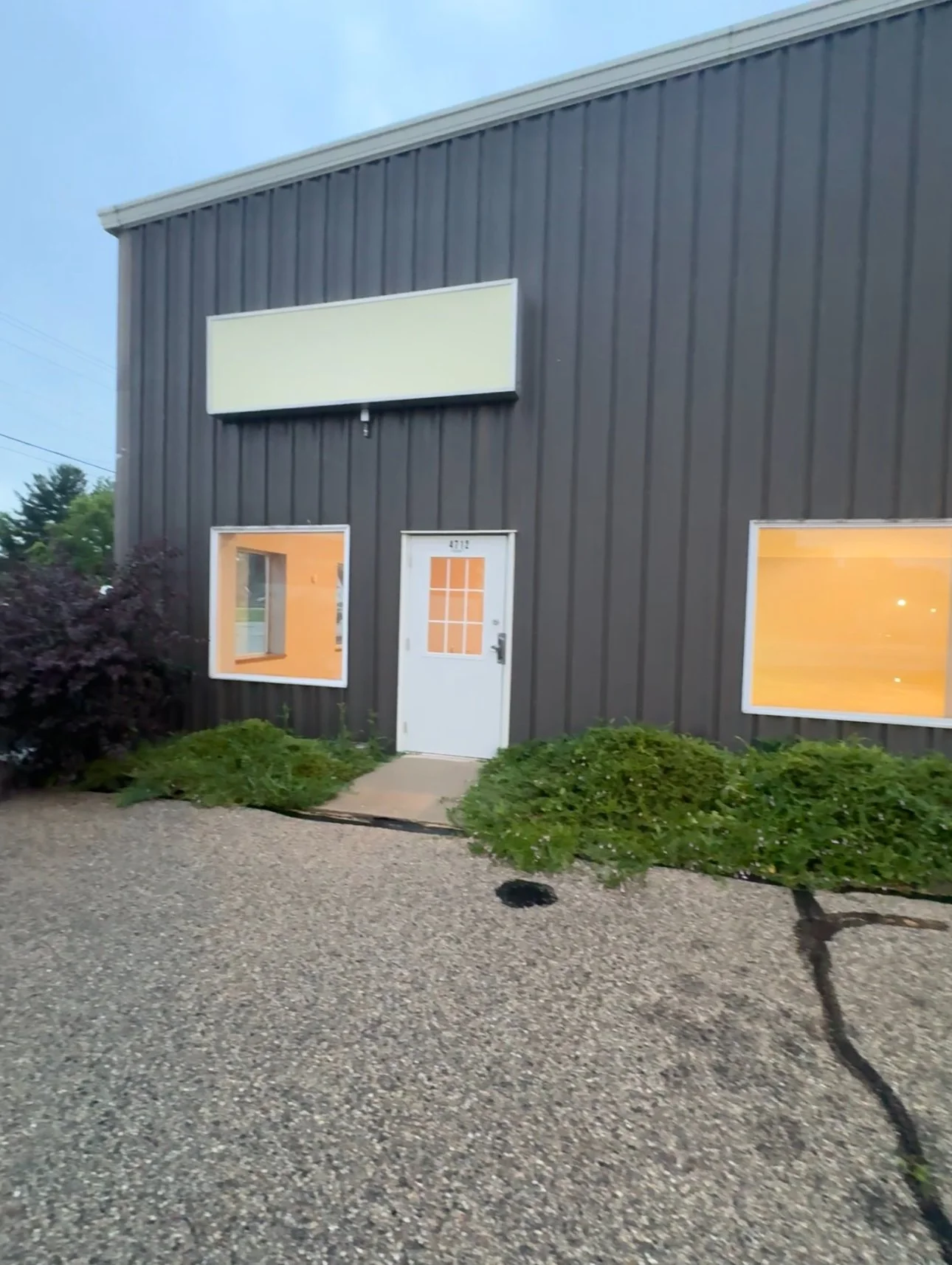 A photo of the building right after we took the lease
